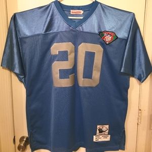 Authentic Mitchell & Ness Throwback Barry Sanders HOF 75th year Anniversary